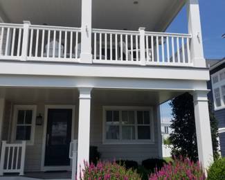 Limited amount of railing; spectacular landscaping