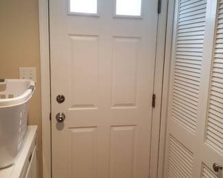 Entry door interior view