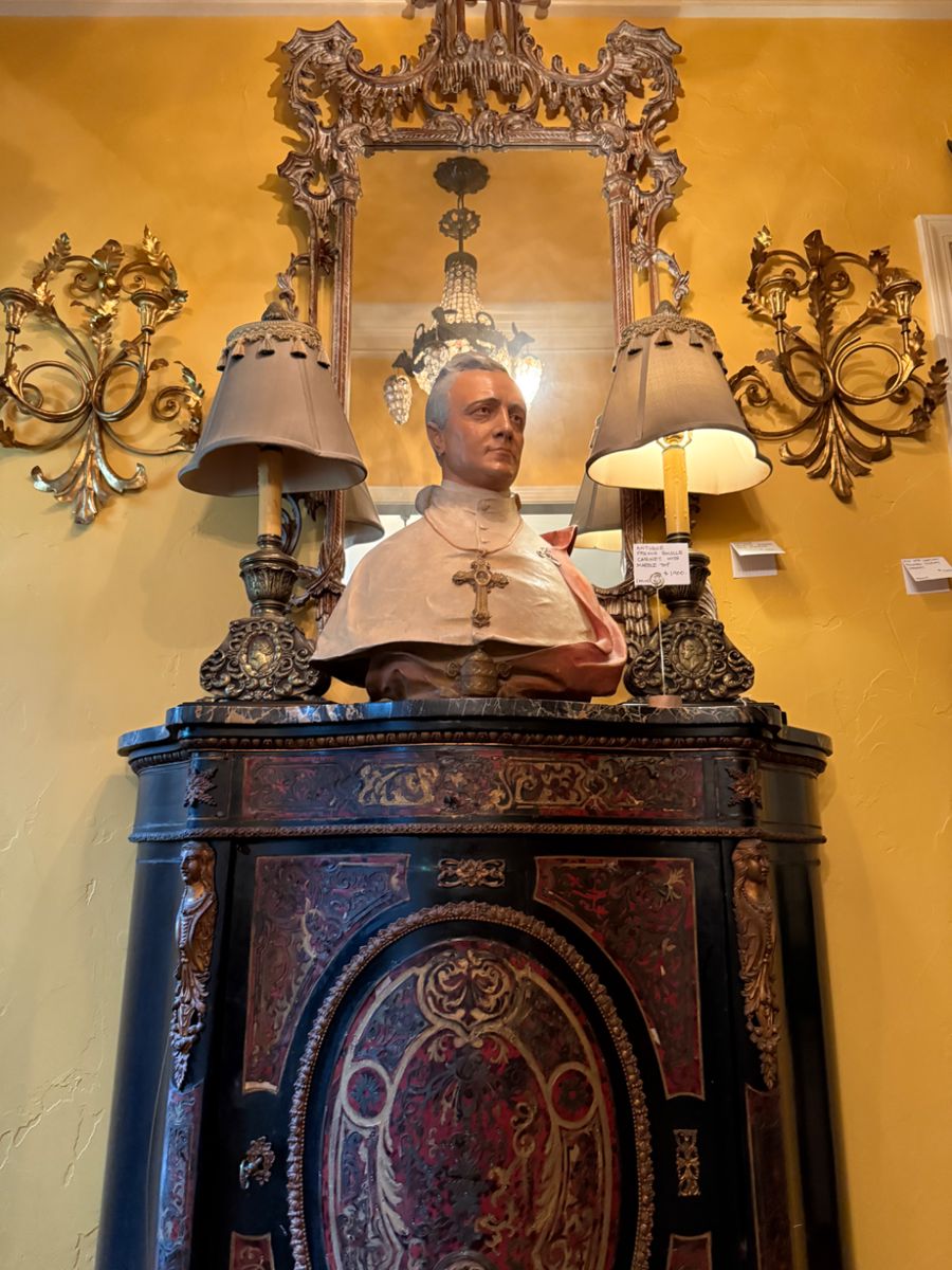 Antique French Cabinet with Pontiff 