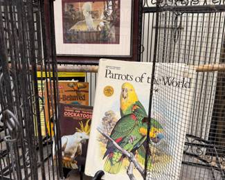 Large bird cages and outdoor aviary
