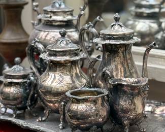 Silver Plate Tea Service