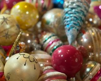 Antique Christmas ornaments