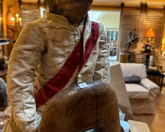 Antique monkey jockey