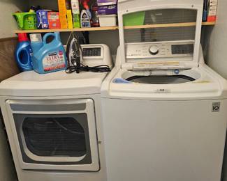 LG washer and dryer