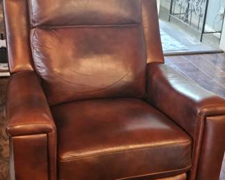 two leather recliners