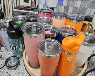 Lots of Yeti cups