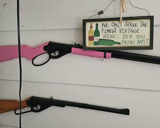 kid's guns, great as decor