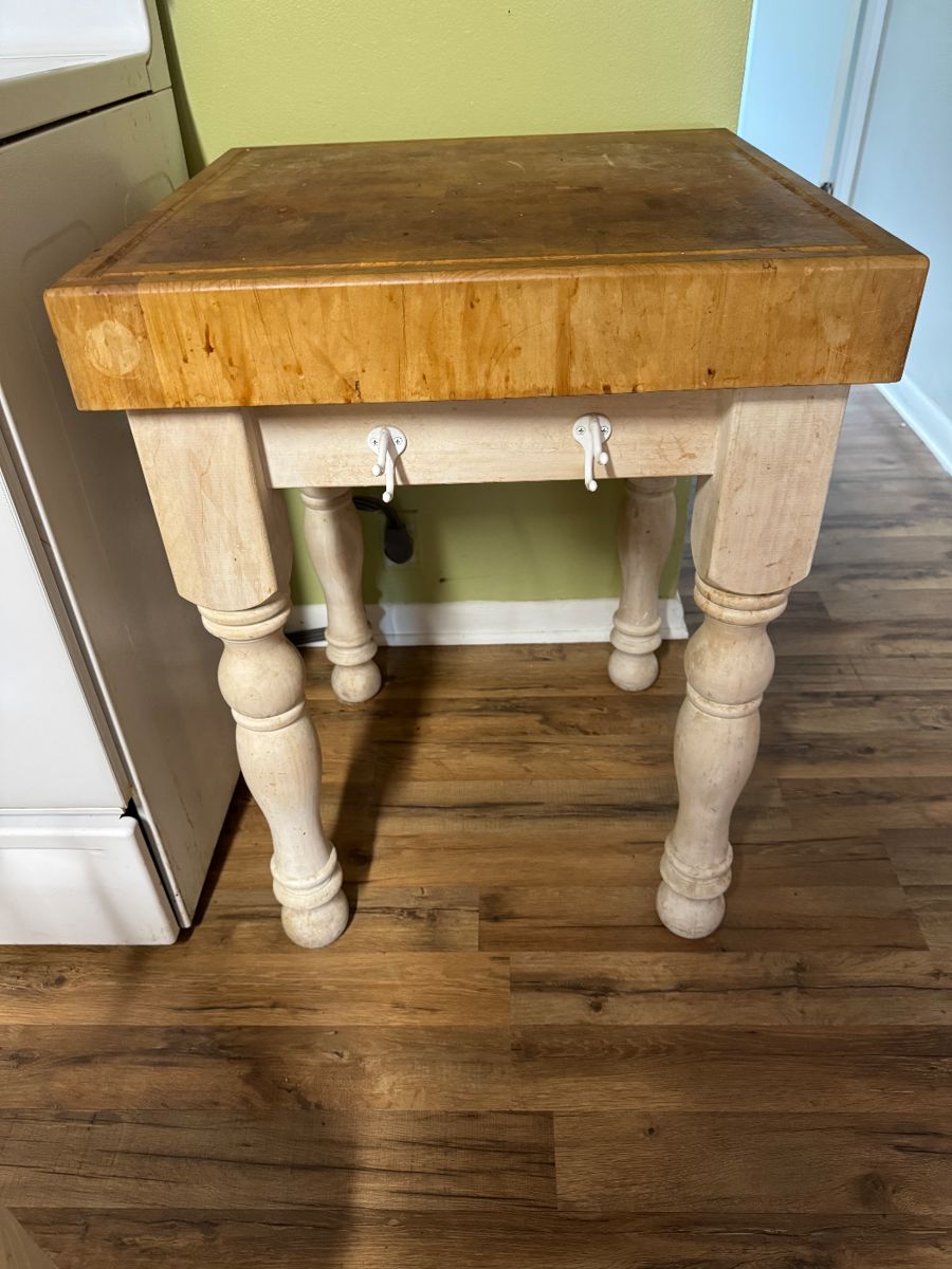 Butcher Block Table