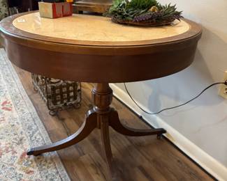 Mahogany Drum Table