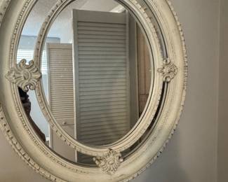 Ornate Oval Mirror