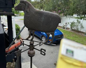 Copper RAM Weathervane