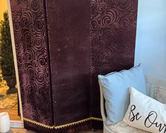 Fabric Lined Room Divider