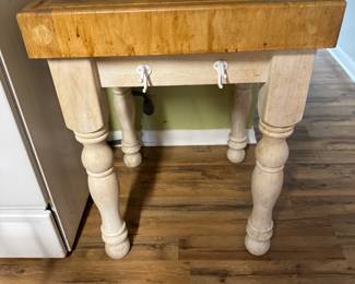 Butcher Block Table