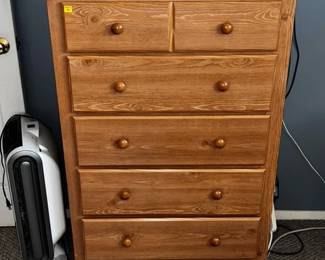 6 drawers dresser - wood
