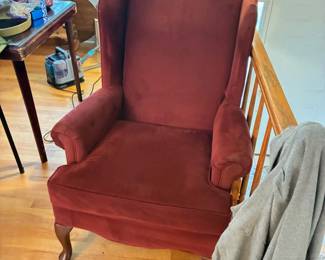 A pair of Queen Ann chairs
