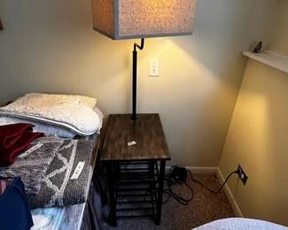 floor lamp with table