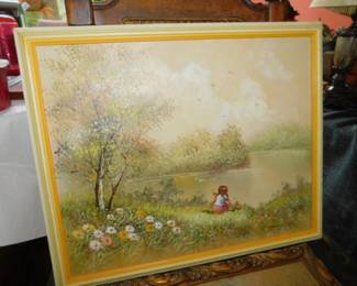 Signed Oil Painting