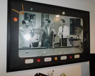 3 Brothers Gallery Custom Made Shadow Box Framed Oceans 11 & Rat Pack 
