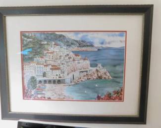 Framed Lithograph