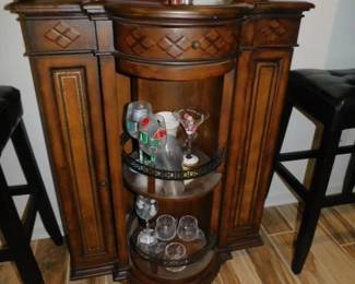 Interior Of Bar Cabinet