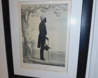 VINTAGE FRAMED ANDREW JACKSON SILHOUETTE 
BY WILLIAM BROWN