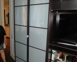 Etched Glass Door Wardrobe