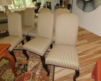 Set Of 8 Parsons Dining Chairs