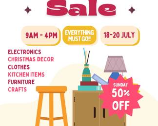 Garage Sale Furniture Flyers