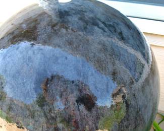 Surrey Cement Sphere Fountain runs and sounds Wonderful!