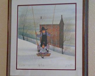 My Brother - Artist Signed P Buckley Moss