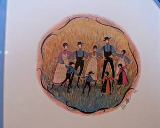 Artist Signed P Buckley Moss