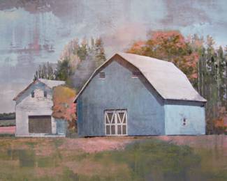Framed Country Barn