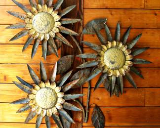 Metal Sunflower Sculptor