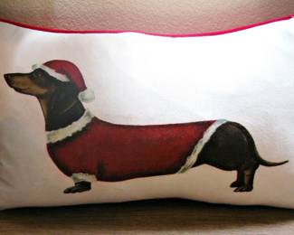 Dachshund Dog Decorative Pillow