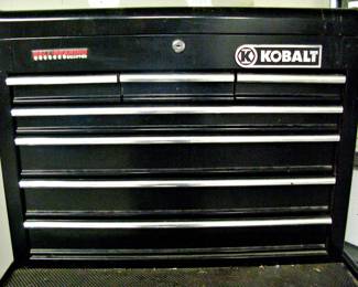 KOBALT 11 Drawer Roll About Stacking Toolbox with Ball Bearing Wheels