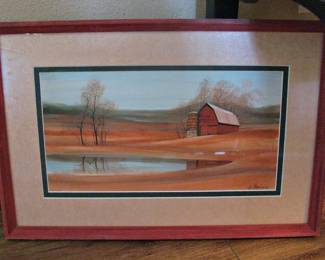 Earth at Rest Framed Painting