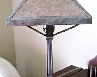 Metal Mission Style Table Lamp