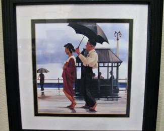 Jack Vettriano Framed " The Shape of Things to Come"
