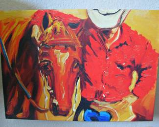 Artist Diane Whitehead Painting