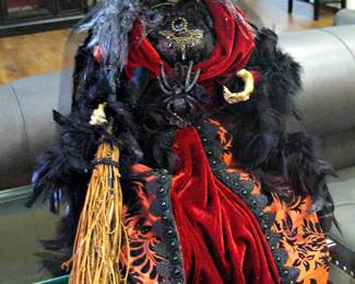 Karen Didion Original Artist Made 55" Witch Doll