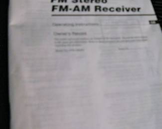 Sony FM Stereo/ FM-AM Receiver - Works!