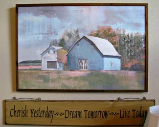 Framed Country Barn