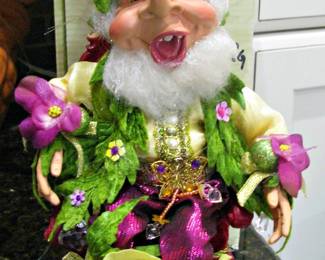 Mark Roberts Pansy Elf Fairy Doll W/Box