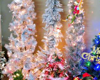 Lighted Christmas Trees