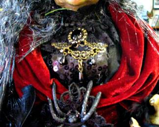 Karen Didion Original Artist Made 55" Witch Doll
