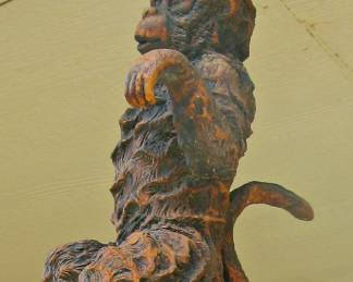 Palms Hanging Monkey Sculpture