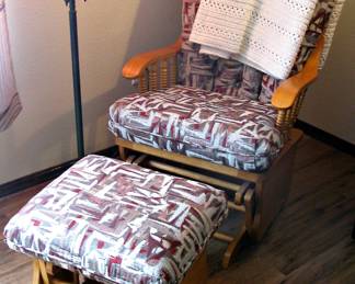 Glider Rocker with Glider Ottoman