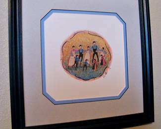 Artist Signed P Buckley Moss