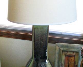 Pair of  GERMANU Glass Table Lamps