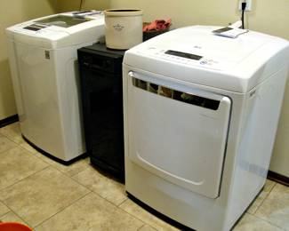 LG Washer Dryer Set - Electric Garbage  Disposal 